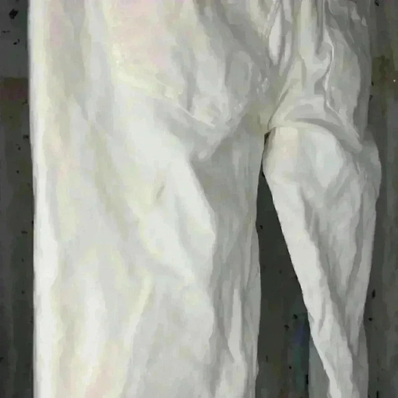 Vintage Guess Co. White Stretch Flare Pants‎ Size 26  Y2K Double Button - Picture 5 of 5